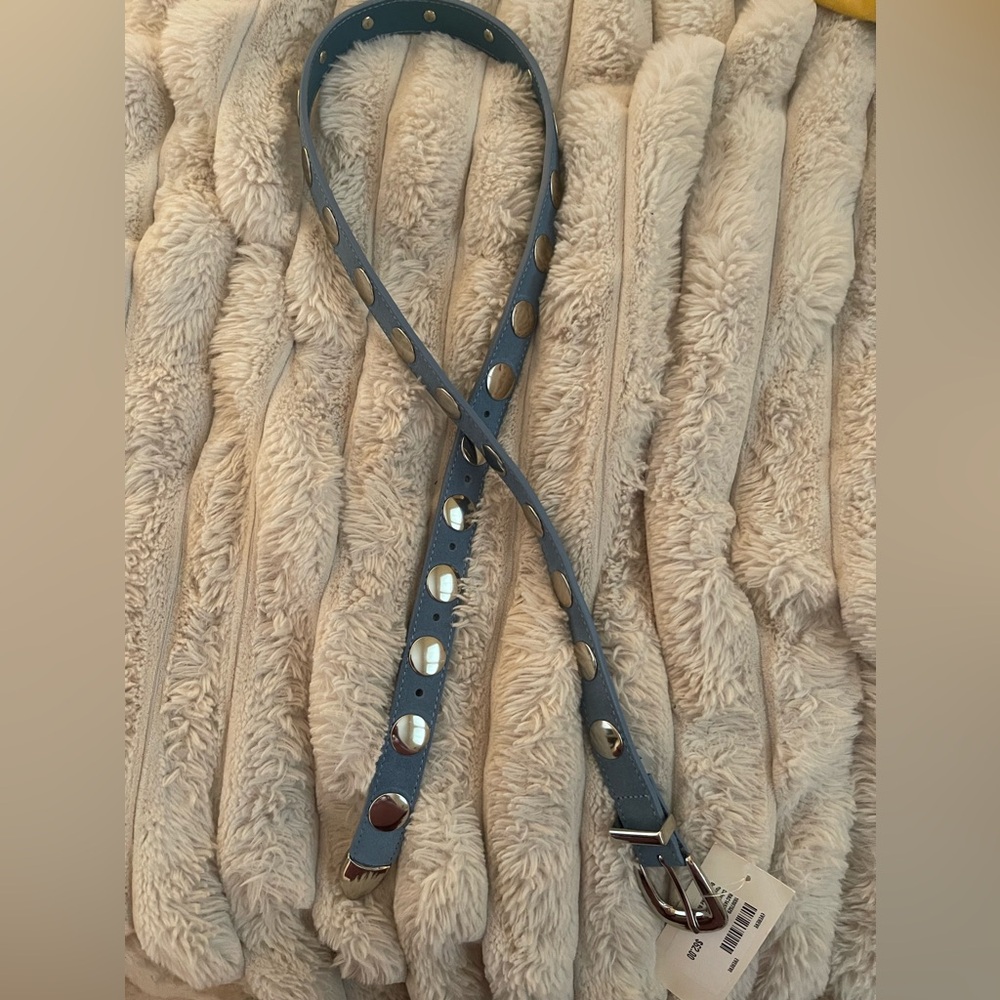 NWT-Brett studded suede belt size L/XL